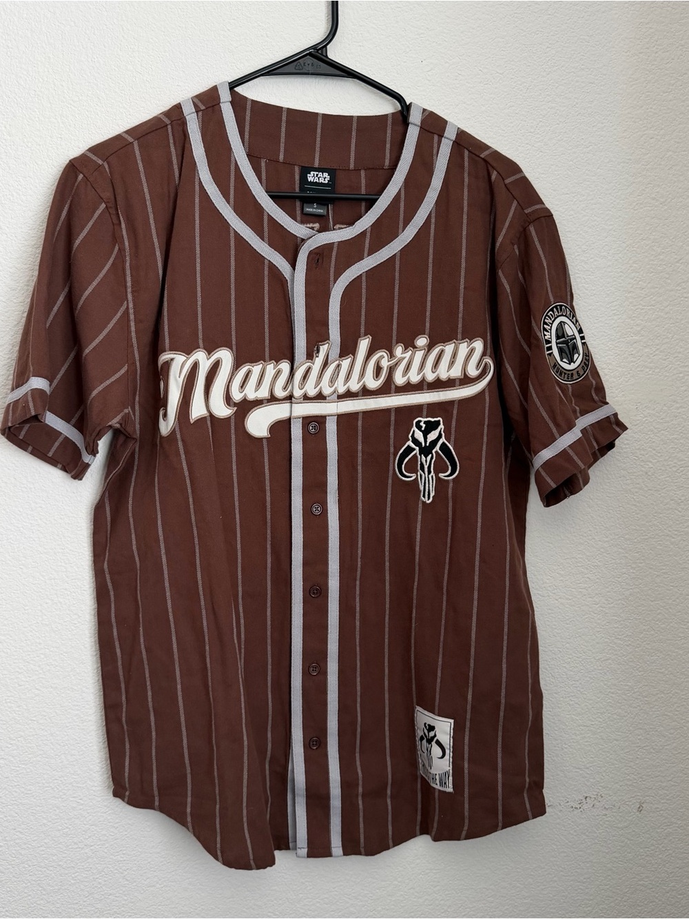 Star Wars The Mandalorian Baseball Jersey NWT